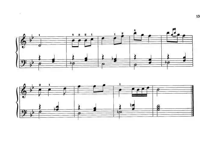 110首中国民歌钢琴小曲集：播田歌