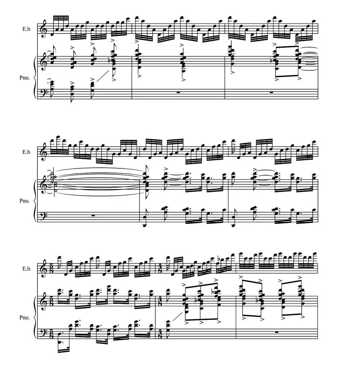 第四二胡狂想曲（二胡独奏+钢琴伴奏）