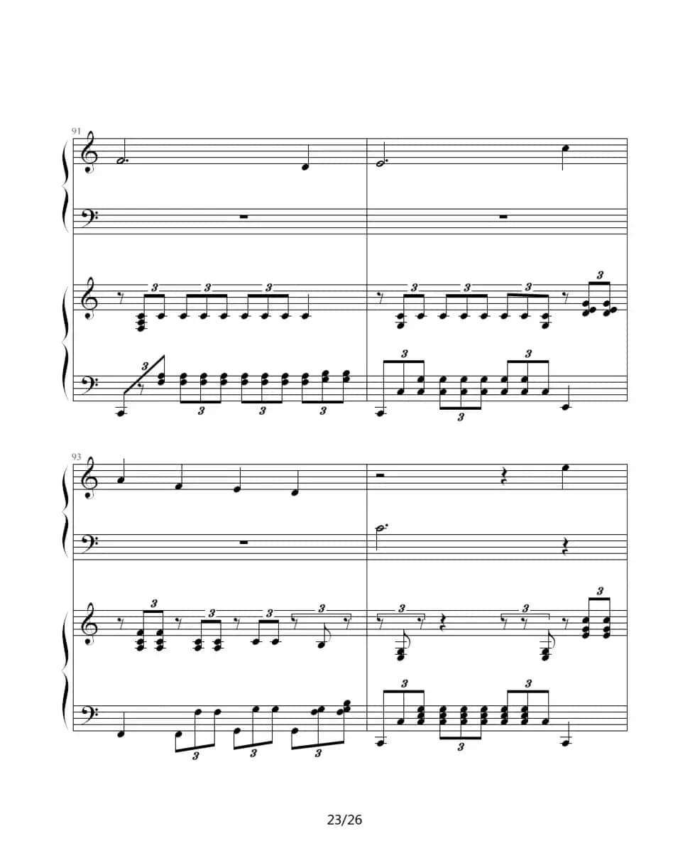 ココロの音（双钢琴）