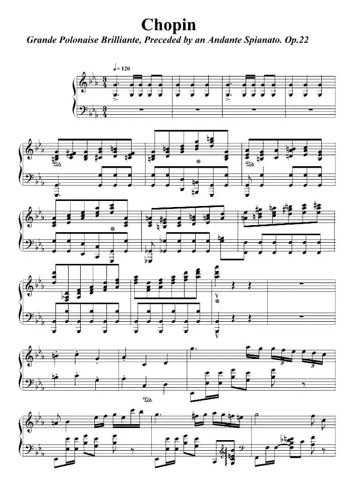 Chopin（大波兰舞曲）