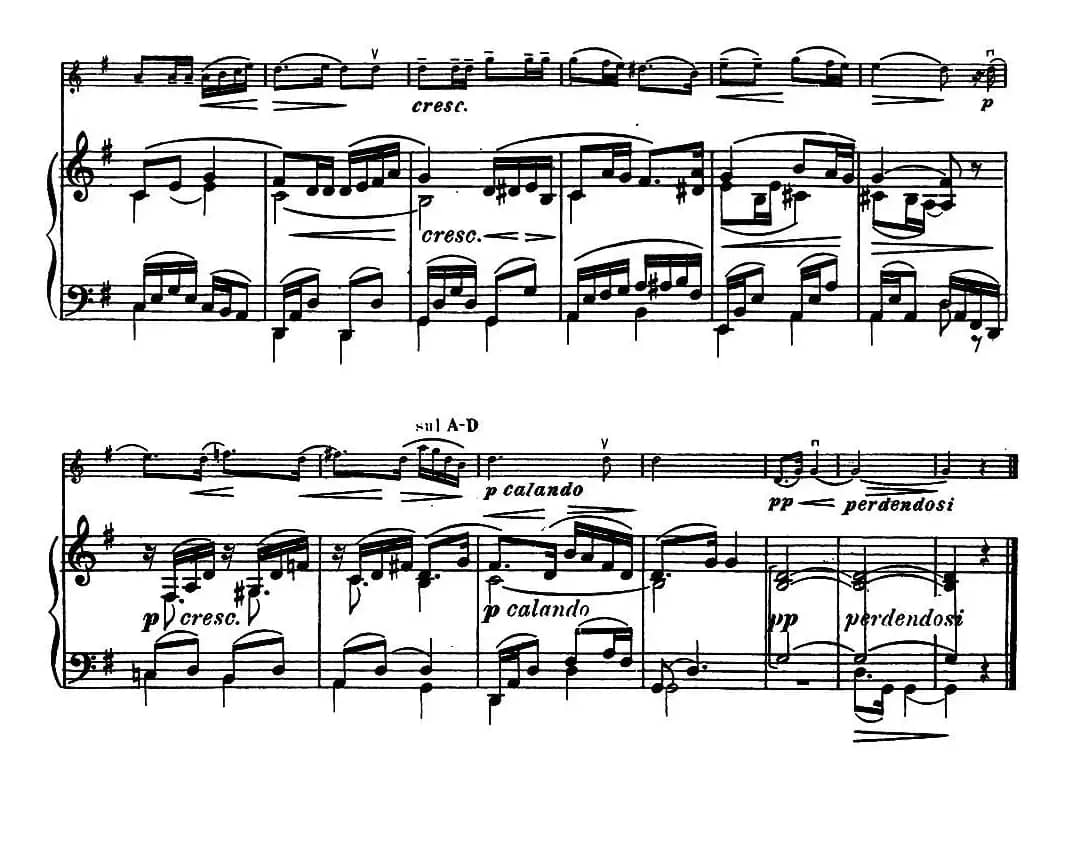 Serenade.（小提琴+钢琴伴奏）