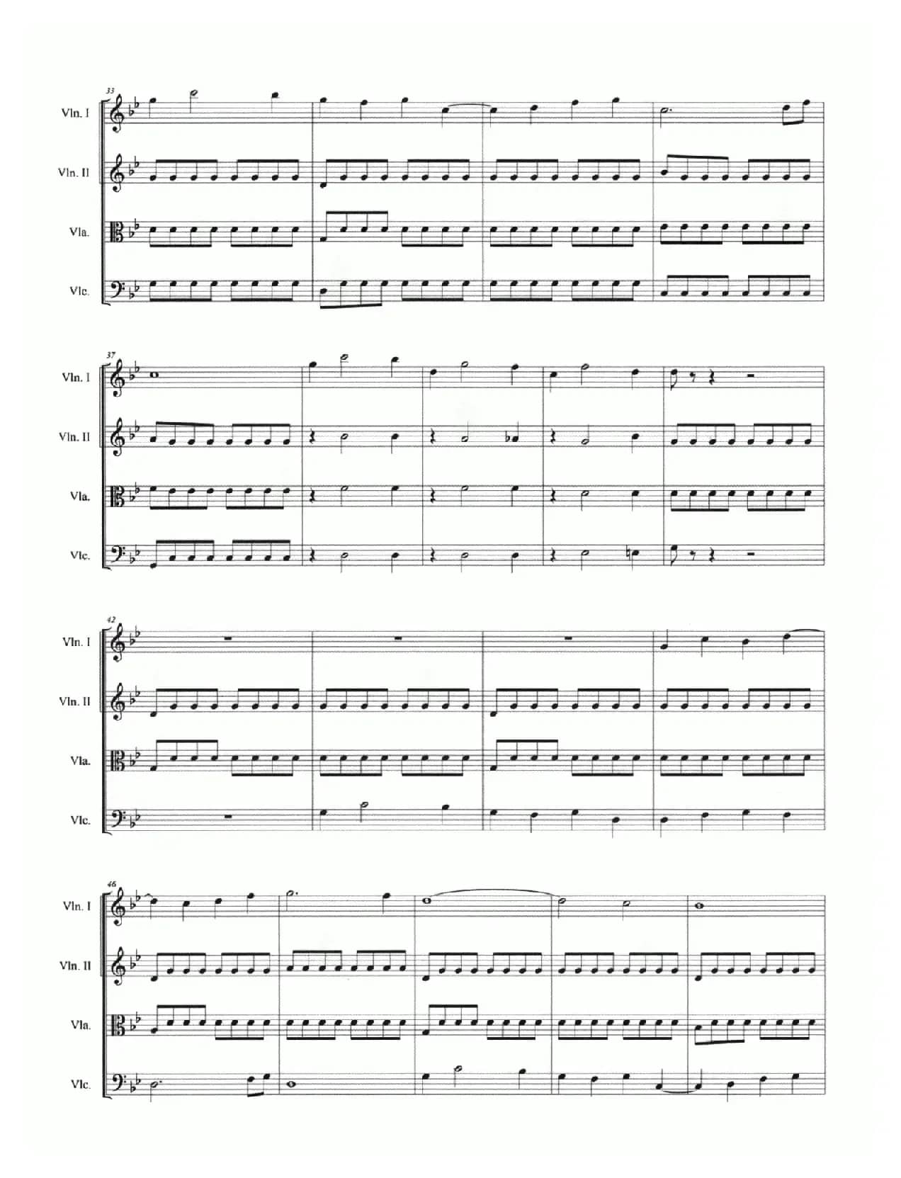 诺恩吉娅主题随想（弦乐四重奏）