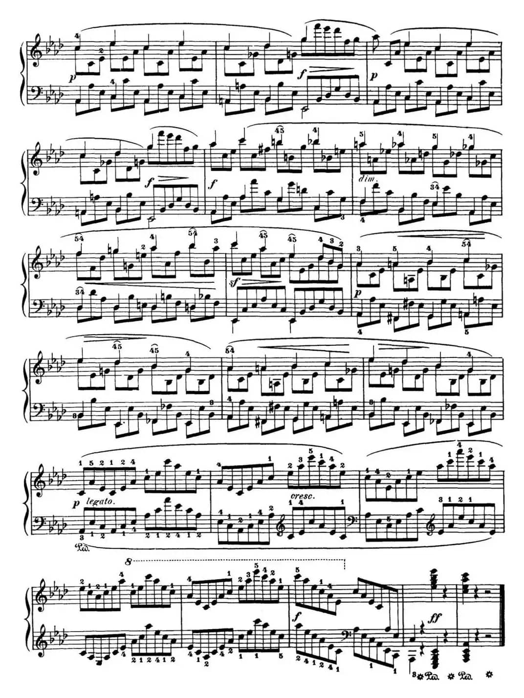 50首车尔尼Op.740钢琴手指灵巧技术练习曲（NO.45）