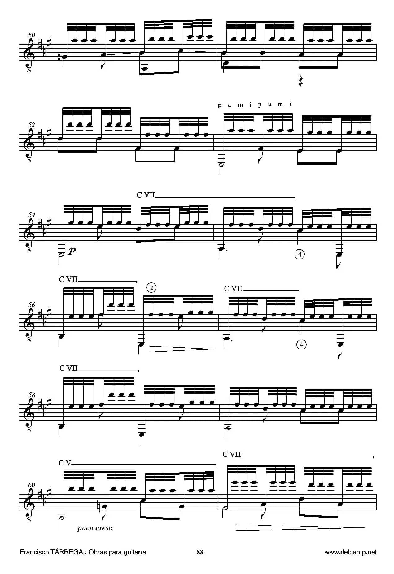 《塔雷加作品全集》第5部分（古典吉他）