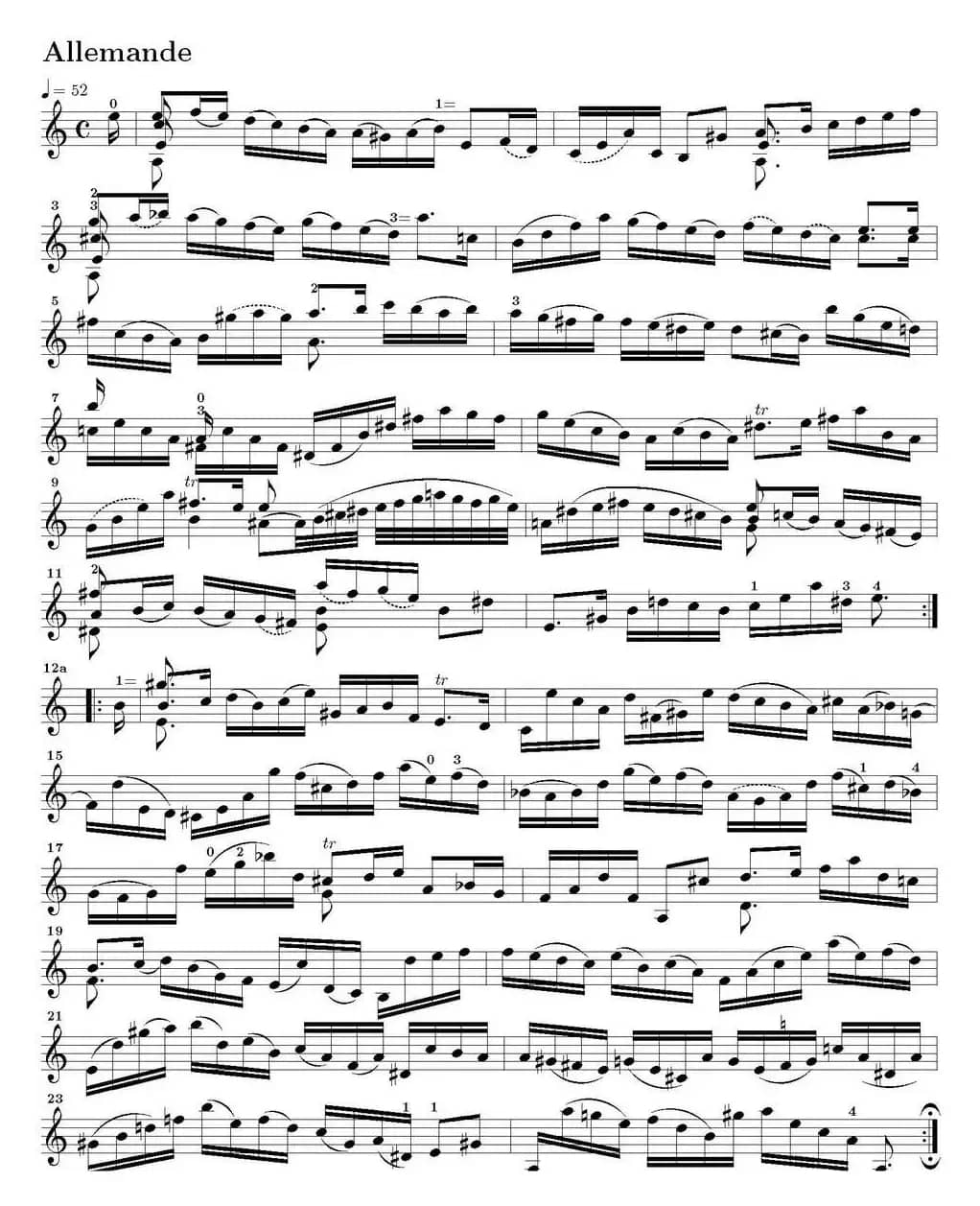 Six Suite Violincello Solo senza Basso(Suite II)(6首无伴奏大提琴组曲·Ⅱ)