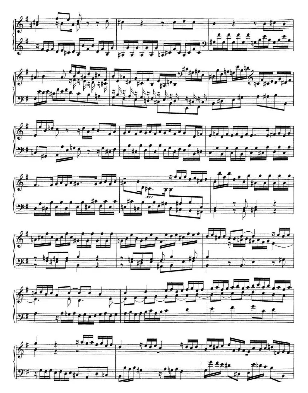 Toccata BWV 914(7首托卡塔·No.5 e小调)