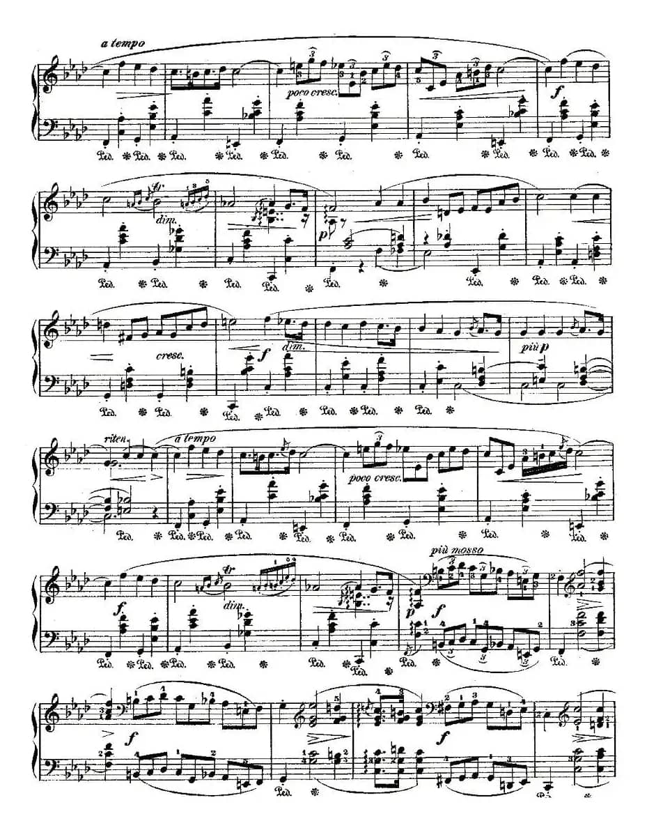 f小调夜曲Op.55－1（Deux  Nocturnes）