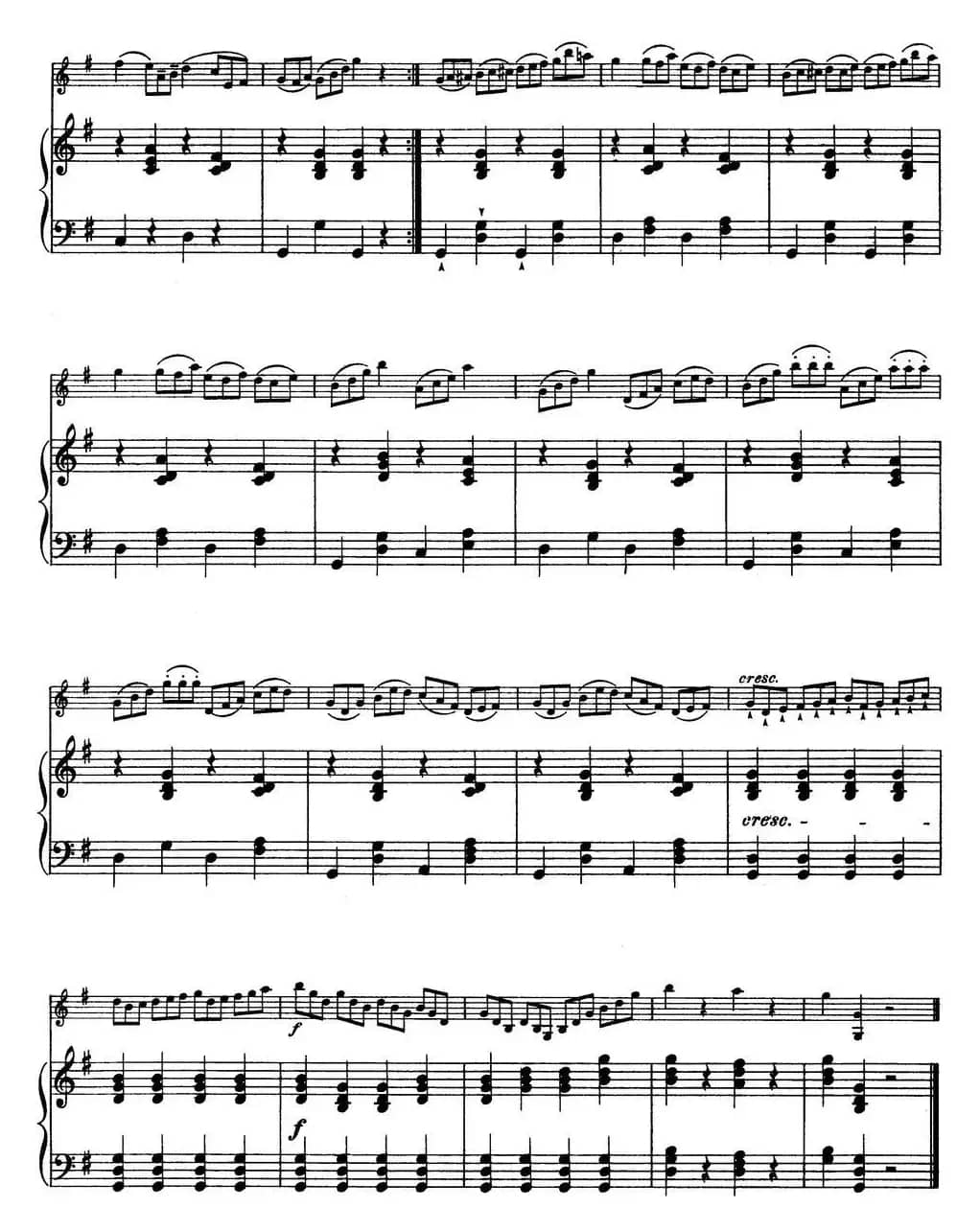 25首小提琴曲合集：Air with Variation.（小提琴+钢琴伴奏）