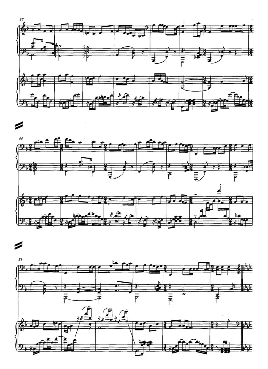 雁之舞（双钢琴）