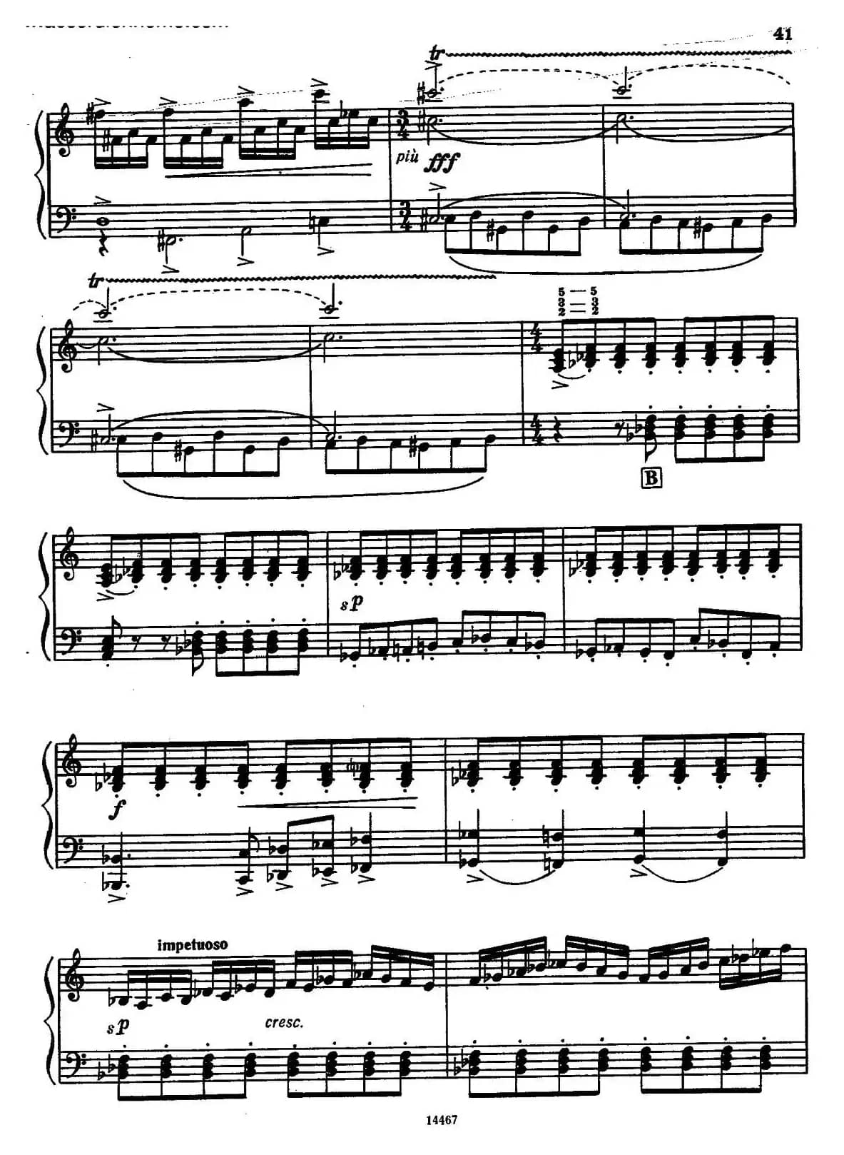 Sonate No.3（奏鸣曲三号）（第四乐章）