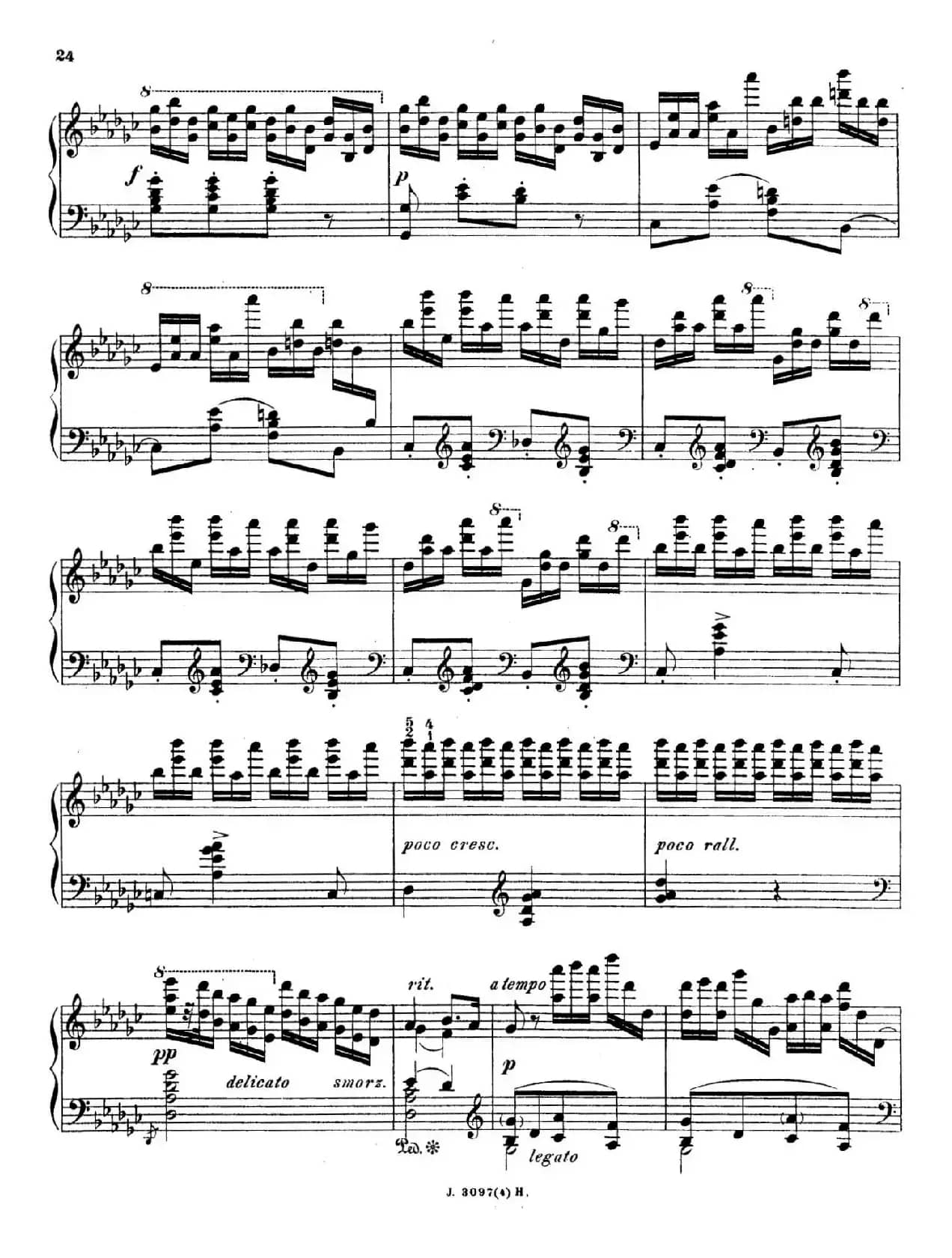 6 Etudes de Concert（6首音乐会练习曲·4）