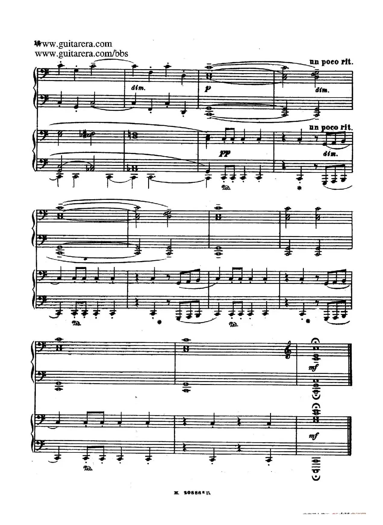 第二双钢琴组曲 Suite for Two Pianos No.2 Op.17（1. 引子 Introduction）