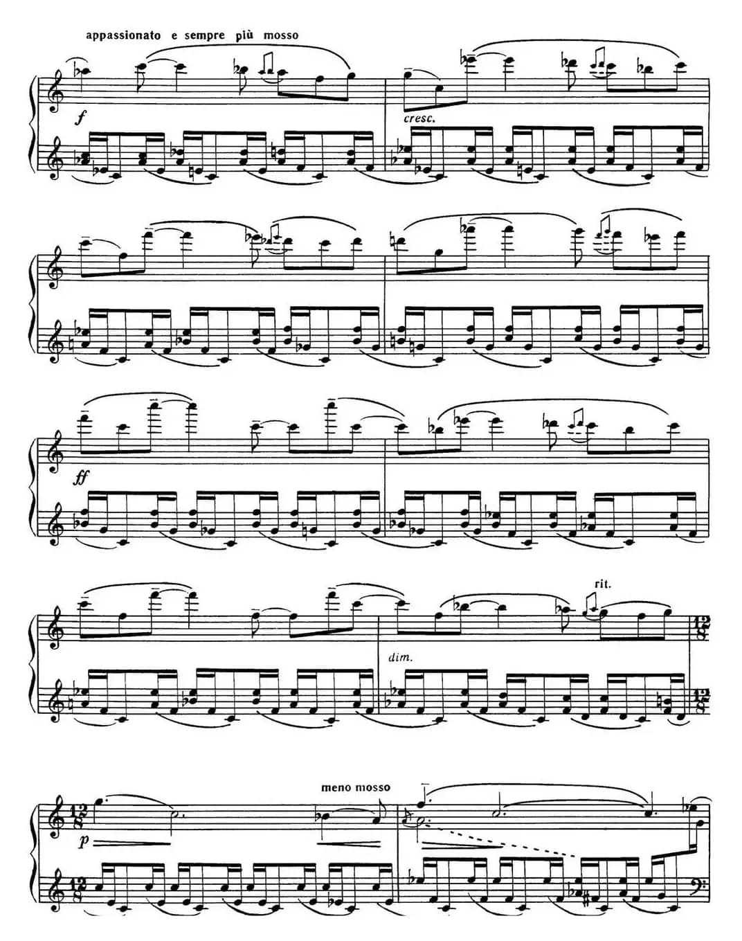 拉赫玛尼诺夫 音画练习曲2 Etudes tableaux Op.33 No.2