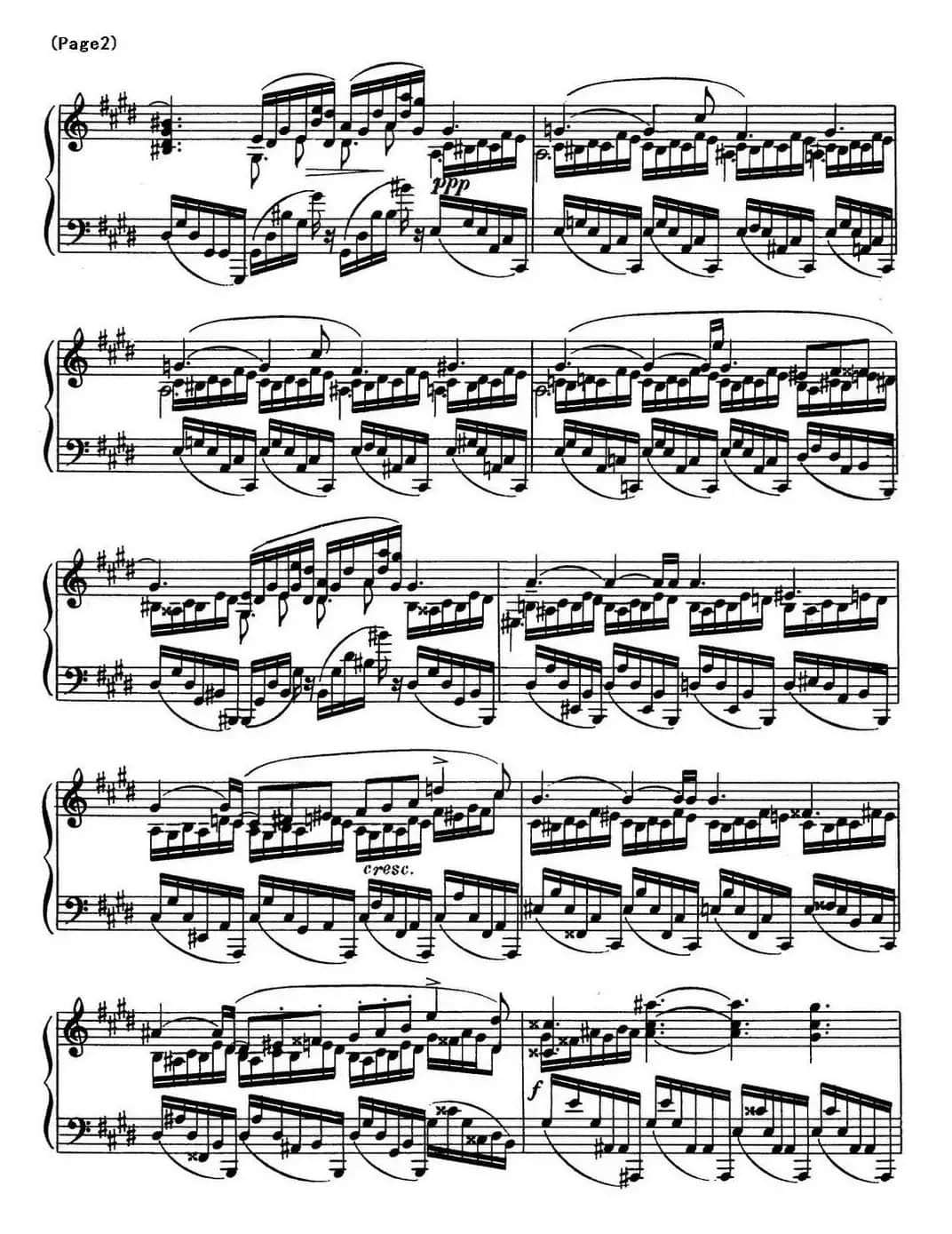 斯克里亚宾8首钢琴练习曲 Op42（No.5 Alexander Scriabin Etudes）