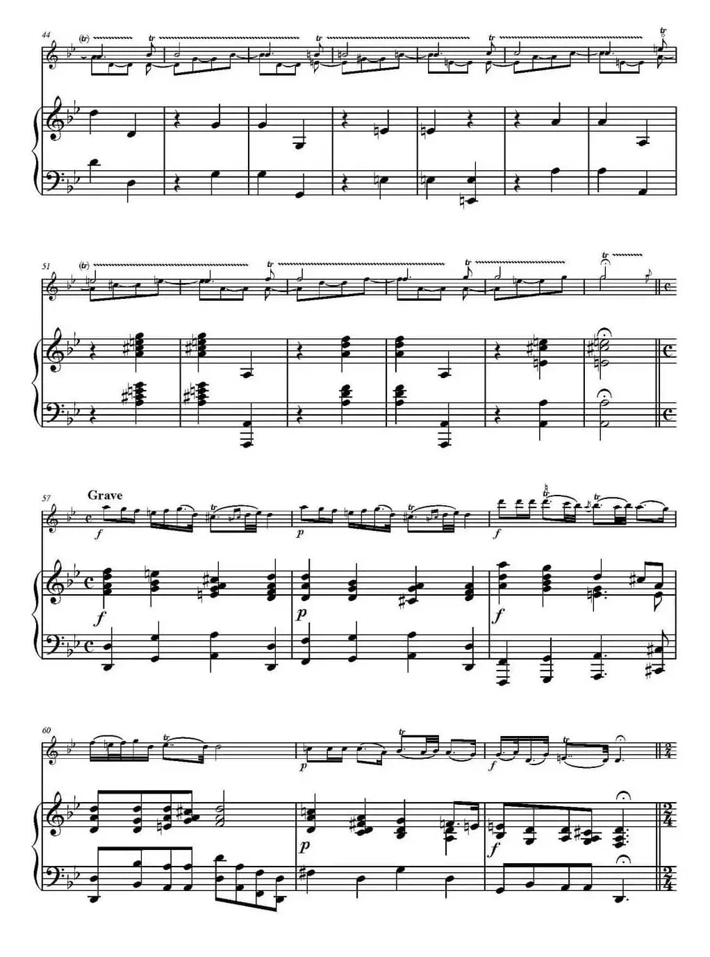 Devil's Trill（III、小提琴+钢琴伴奏）