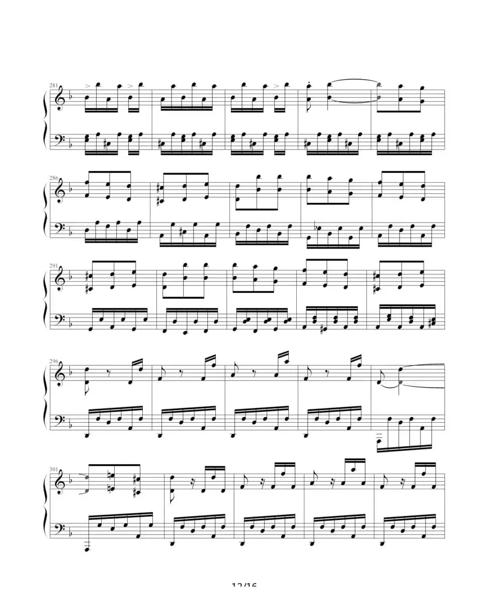 暴风雨（Beethoven's Sonata NO.17 Mov.3 ）