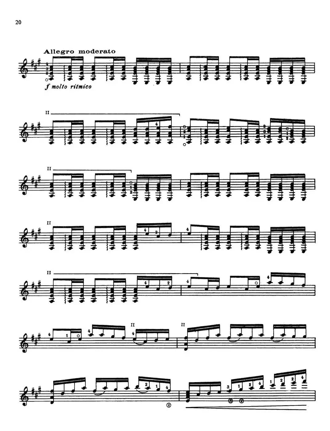 Joaquin Rodrigo Music for Guitar（罗德里戈吉他音乐P12-21）（古典吉他）