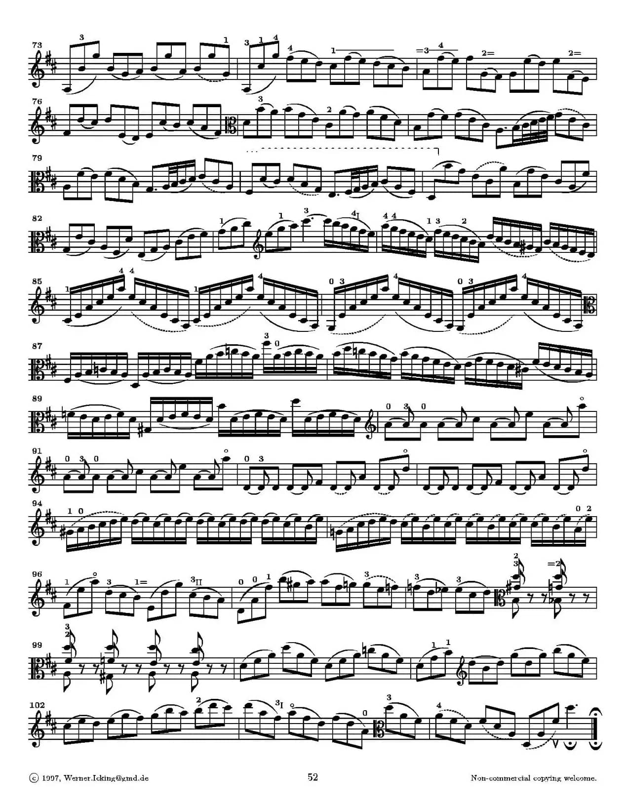 巴赫《无伴奏组曲》Ⅵ（中提琴）