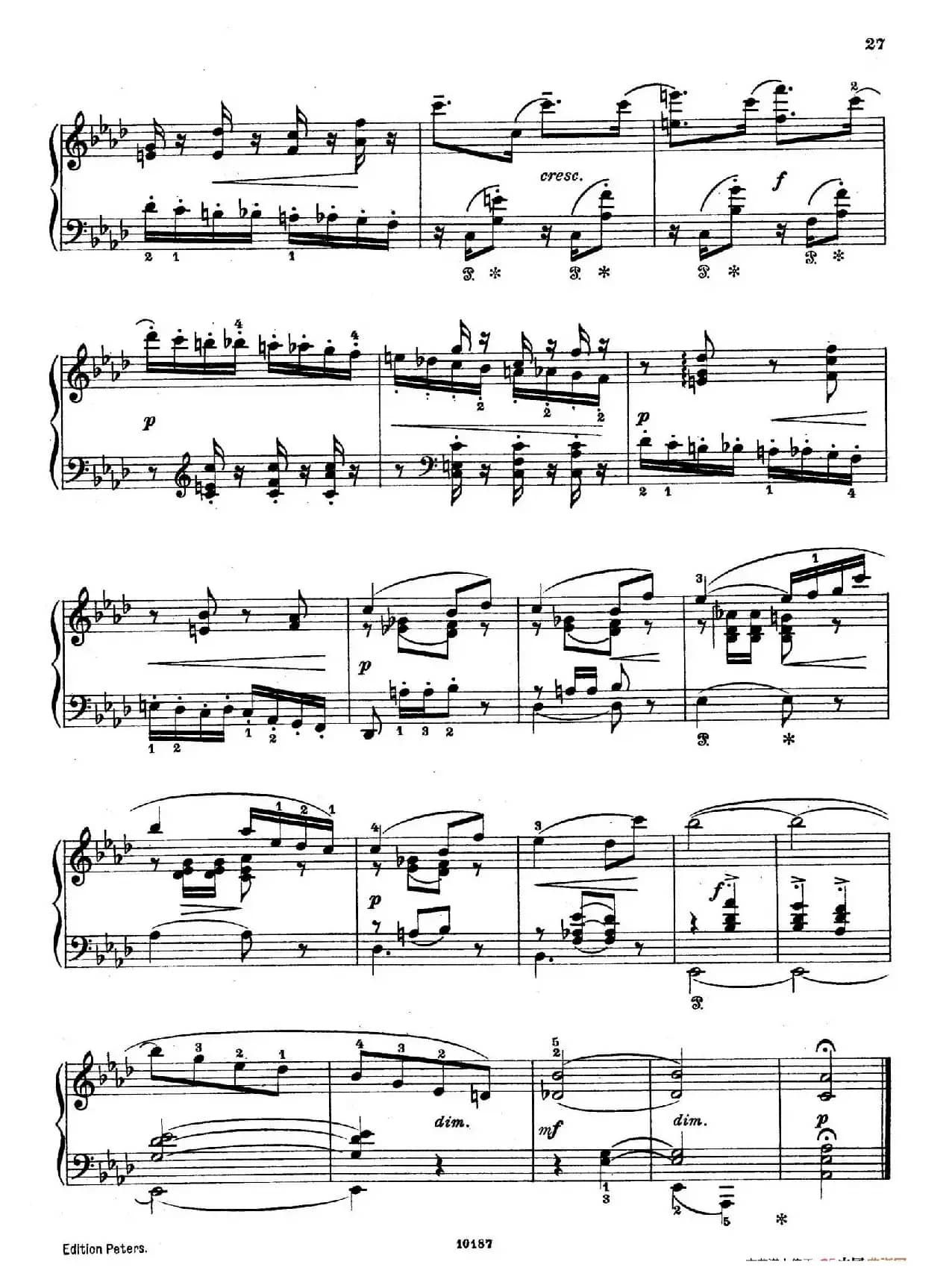 Akvareller Op.19（水彩画 9. 新事曲）