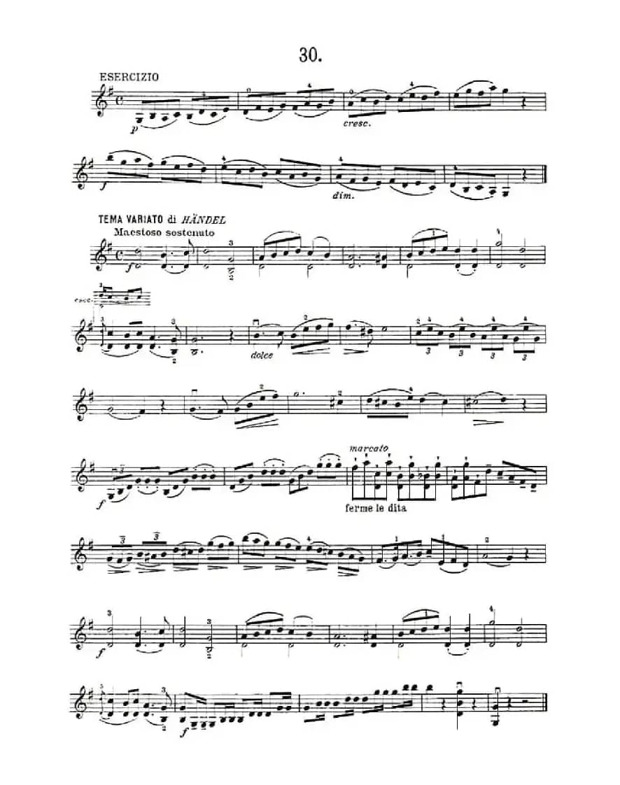 36 Studi Melodici E Facilissimi Op.48之21—30（36首容易旋律 作品.48）