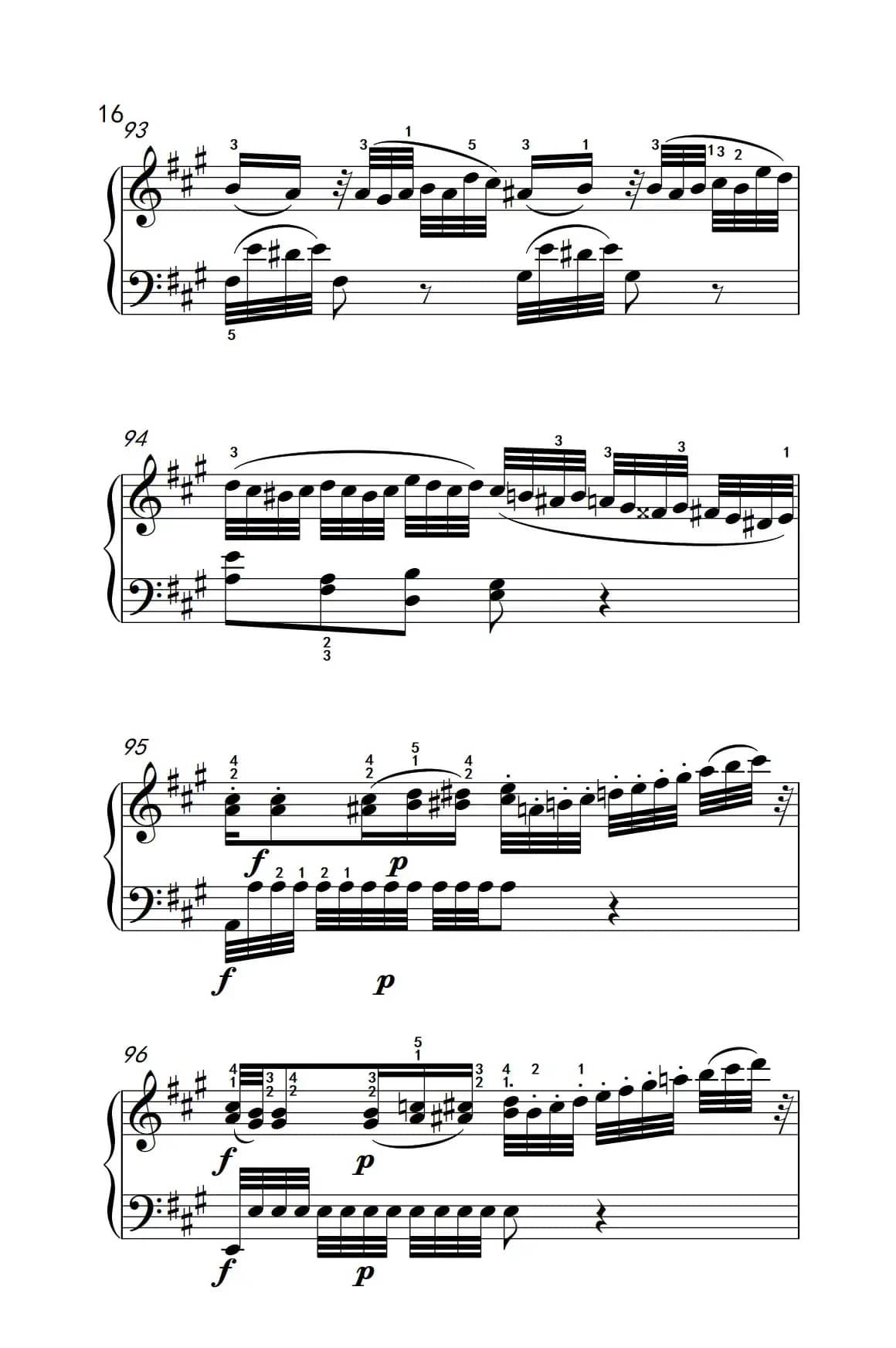 A大调钢琴奏鸣曲 优雅的行板