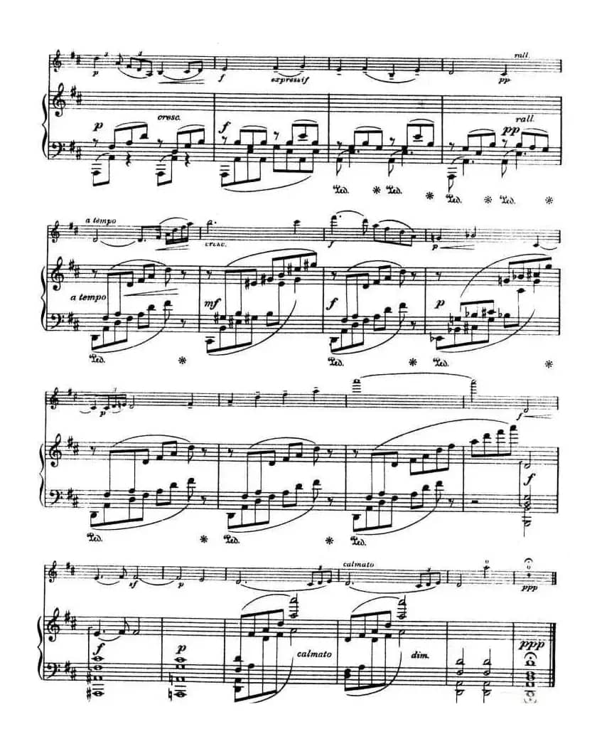 沉思（选自歌剧《泰伊思》））（ 小提琴+钢琴）