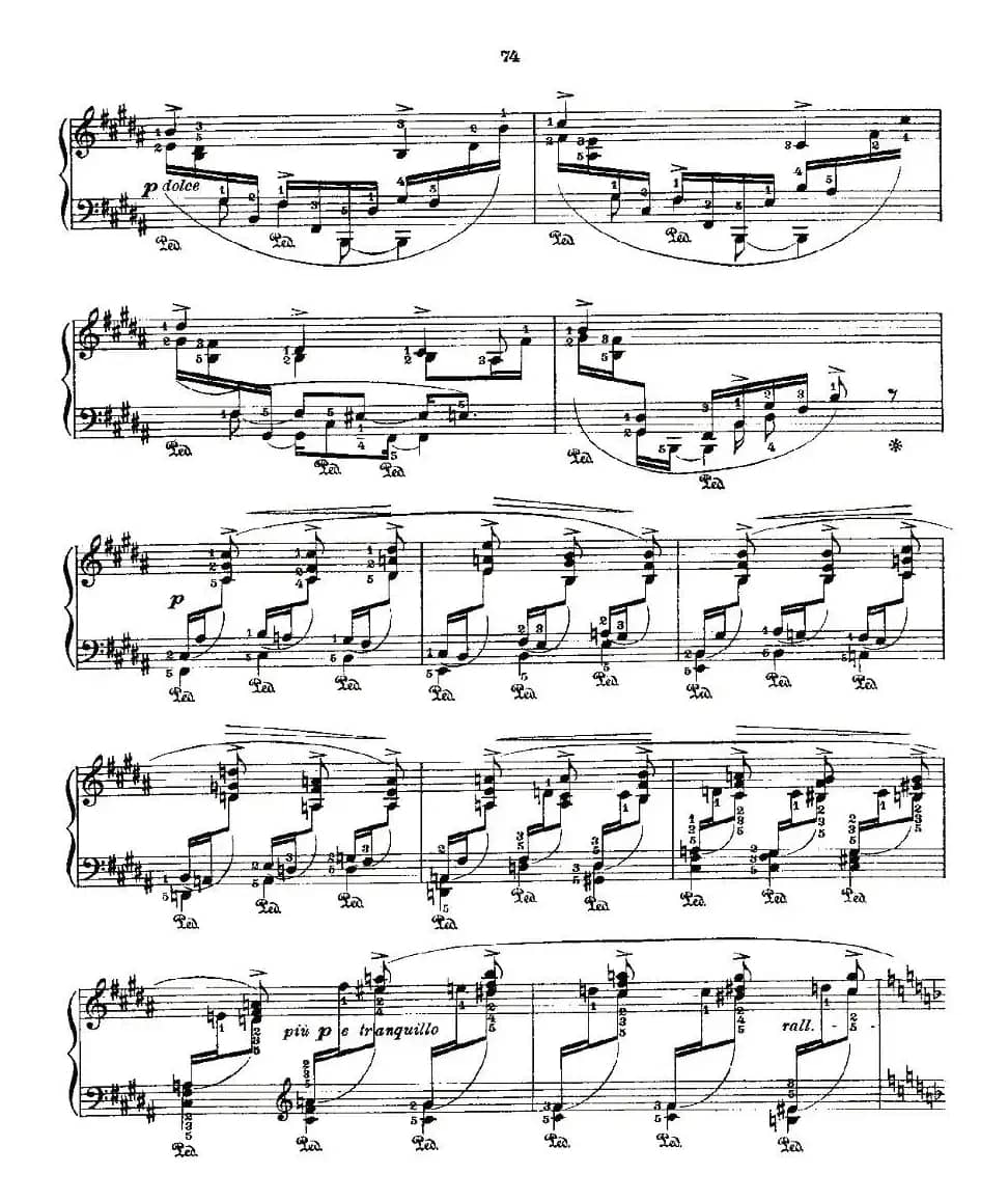 肖邦《练习曲》Fr.Chopin Op.25 No3-2