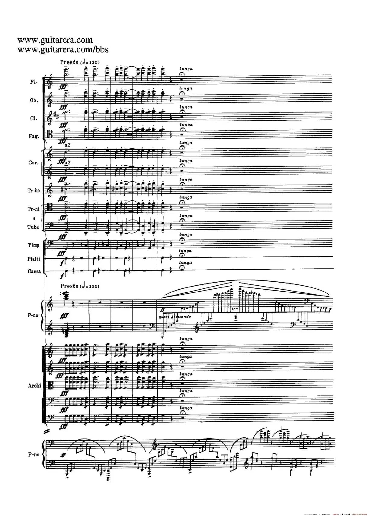 c小调第二钢琴协奏曲 Op.18（第三乐章总谱P25——37）