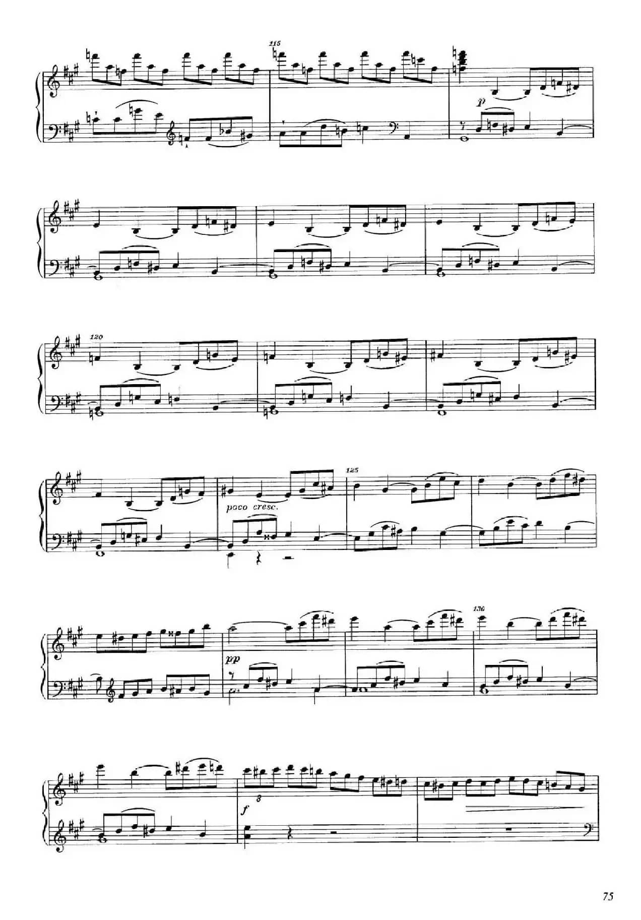 A大调钢琴大奏鸣曲（Grobe Sonate in A Major WWV 26）