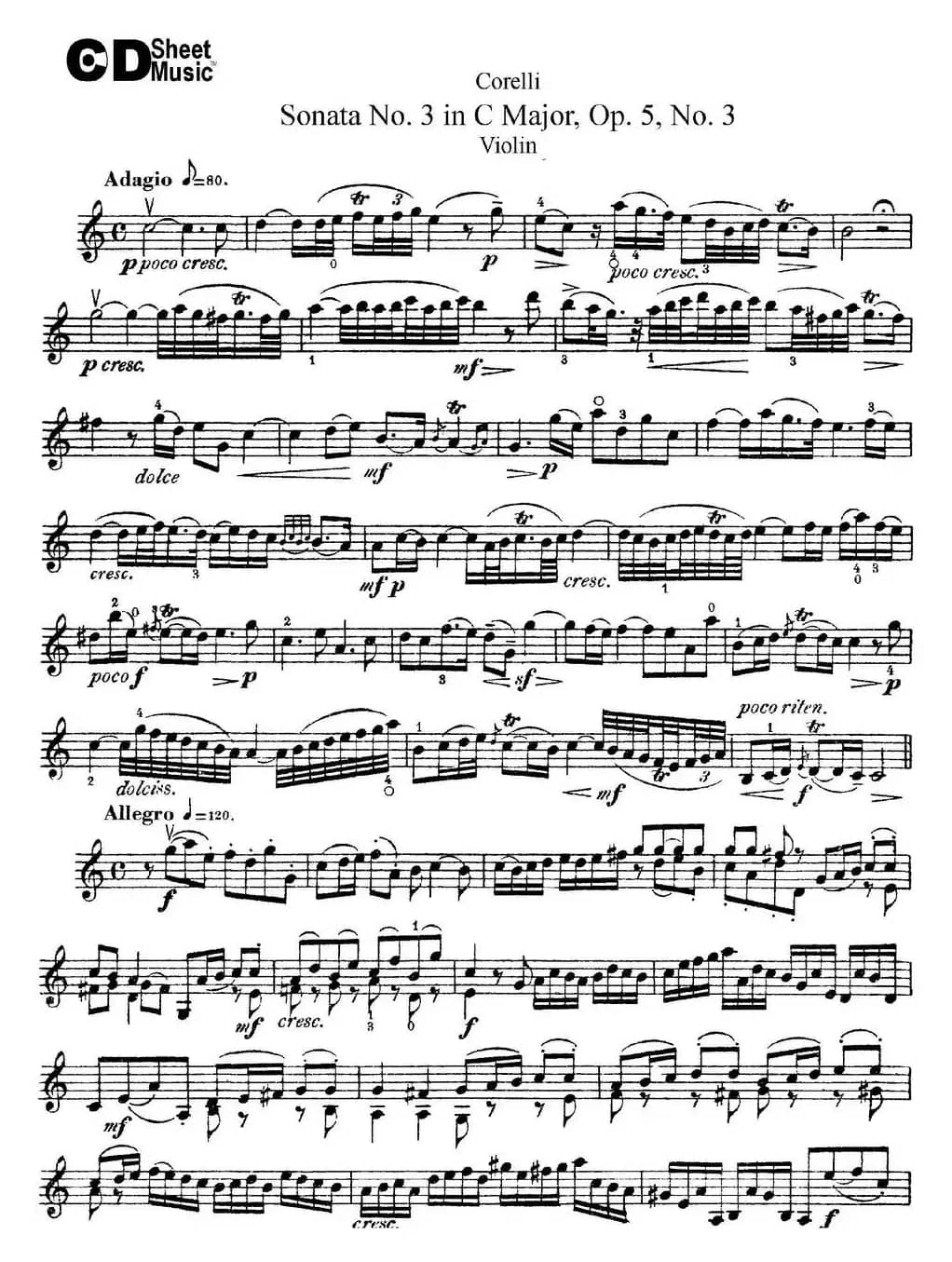Sonata No.3 in C MajorOp.5 No.3