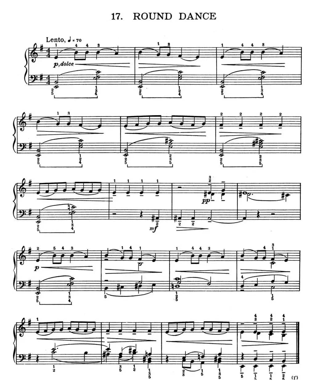 For Children Sz.42（献给孩子们·17）