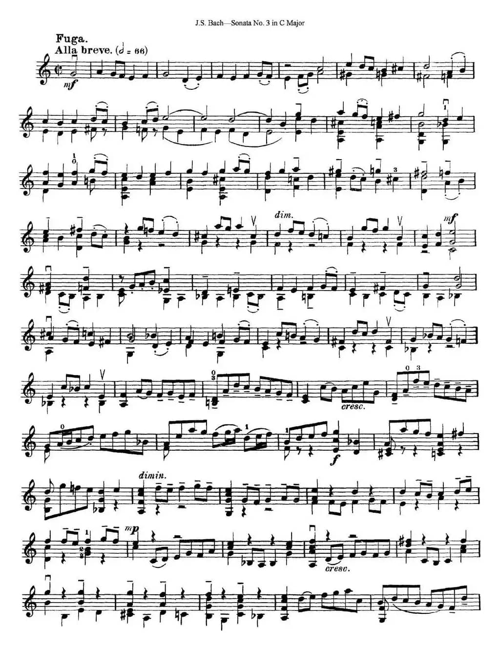 6 Violin Sonatas and Partitas 5.Sonata No.3 in C Major