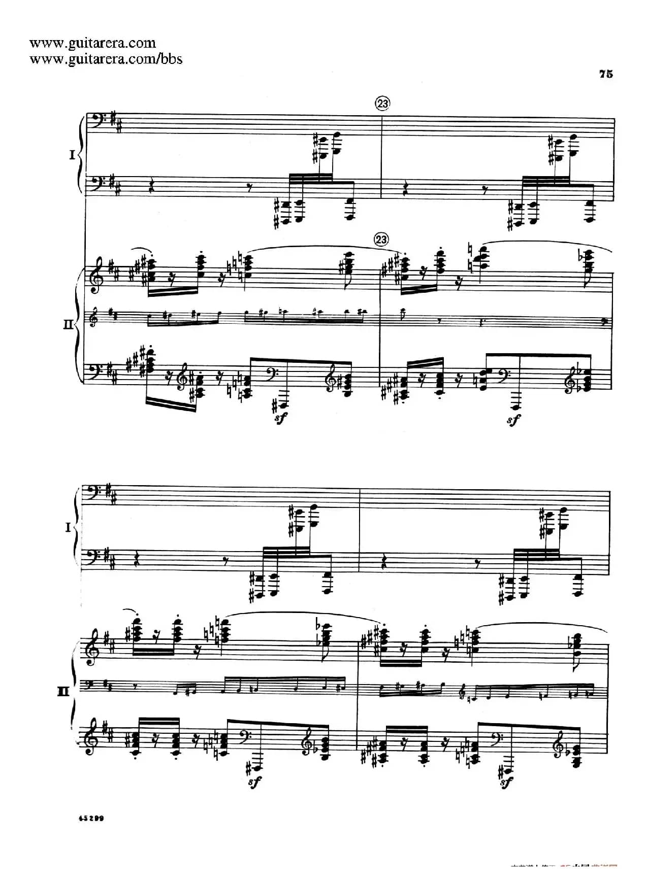 Piano Concerto Op.38（钢琴协奏曲·双钢琴·第三乐章）
