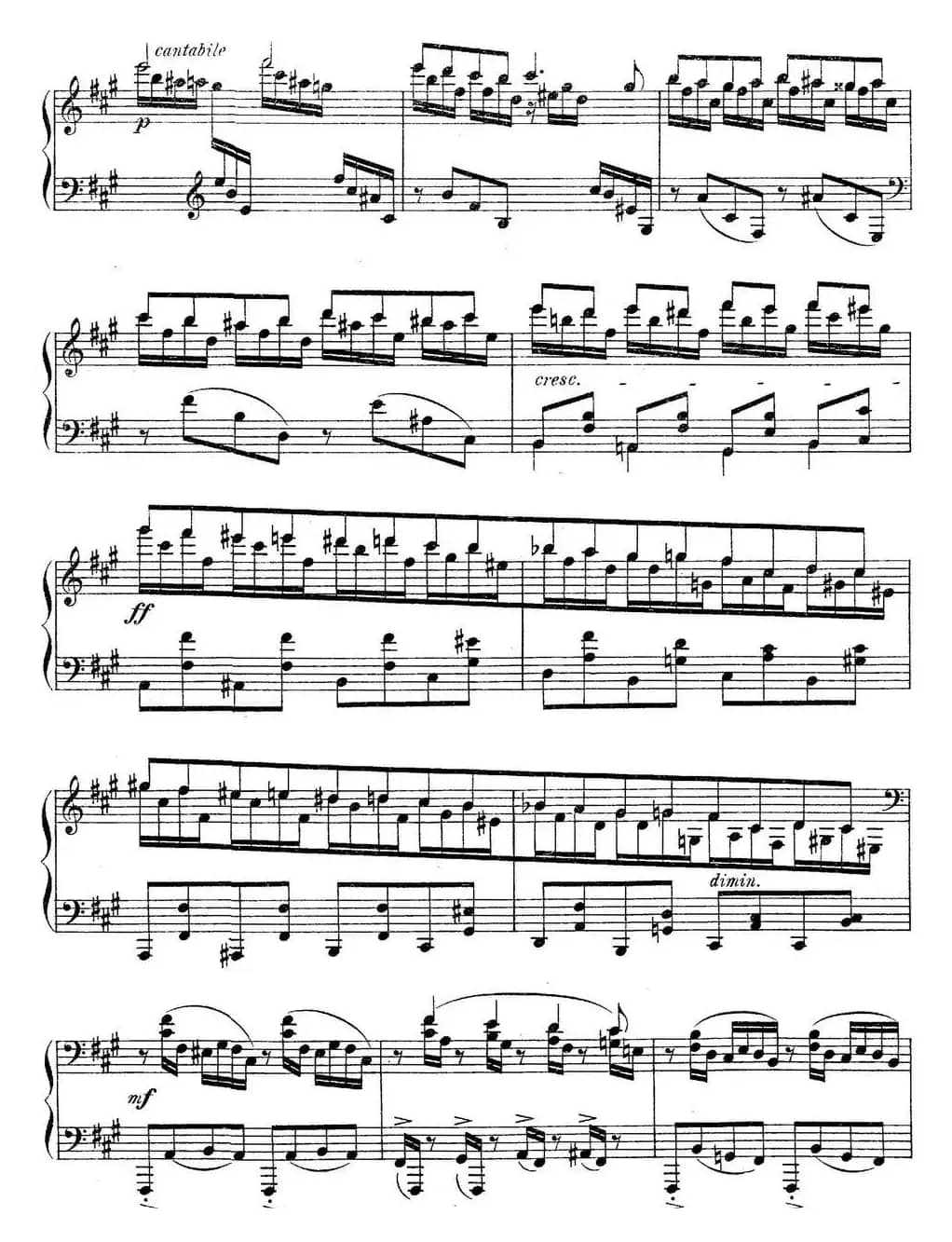 莫什科夫斯基-幻想小品集Op.52（Ⅱ）