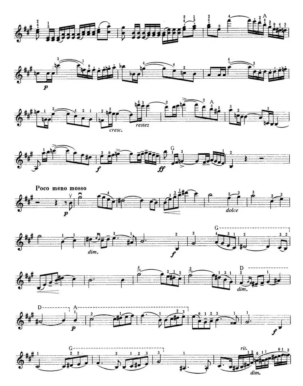 小提琴考级第七级：外国乐曲（8首）