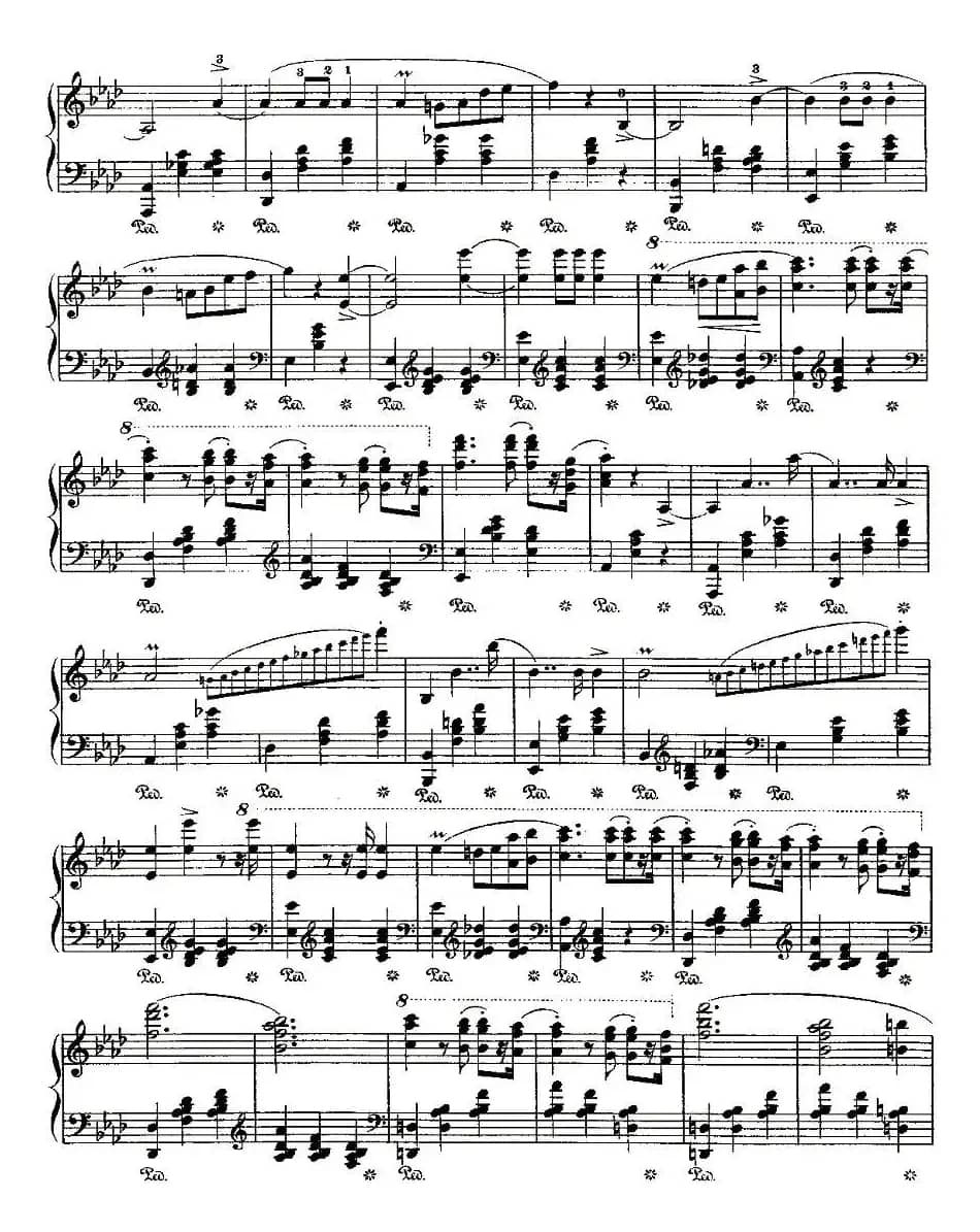 valse brillante，Op.34, No.1