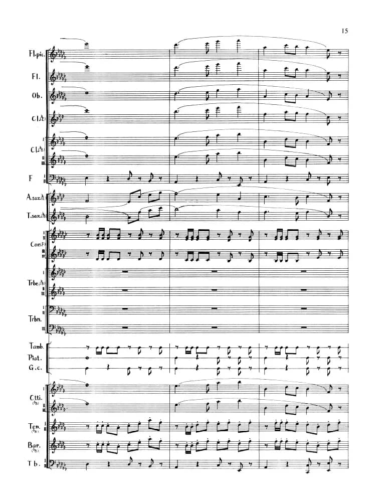 摩托化部队进行曲（军乐队总谱）