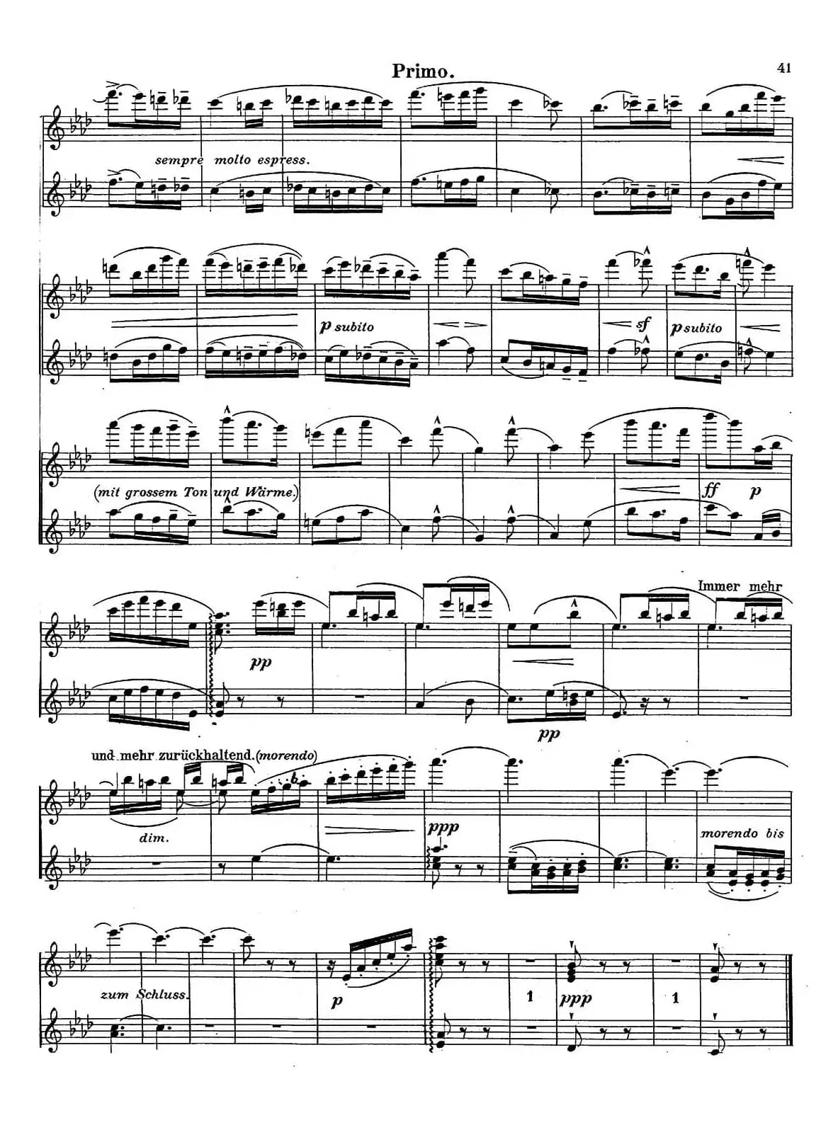 c小调第二交响曲“复活”（Ⅱ）（改编四手联弹版）