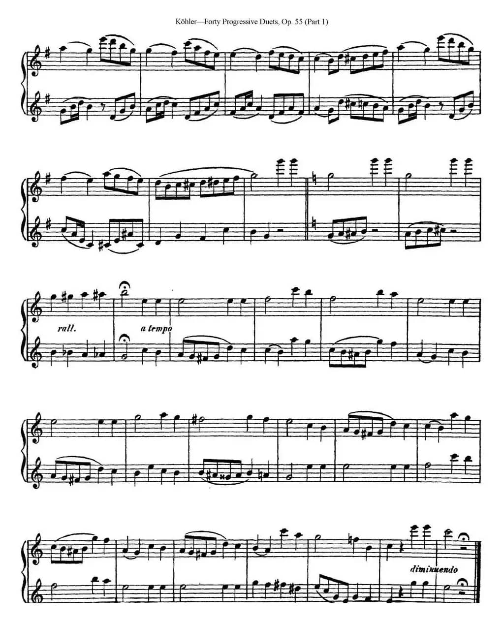 柯勒40首长笛提高练习曲OP.55（NO.15）