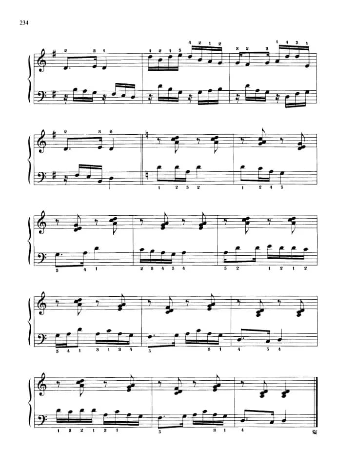 110首中国民歌钢琴小曲集：放风筝（甘肃民歌）