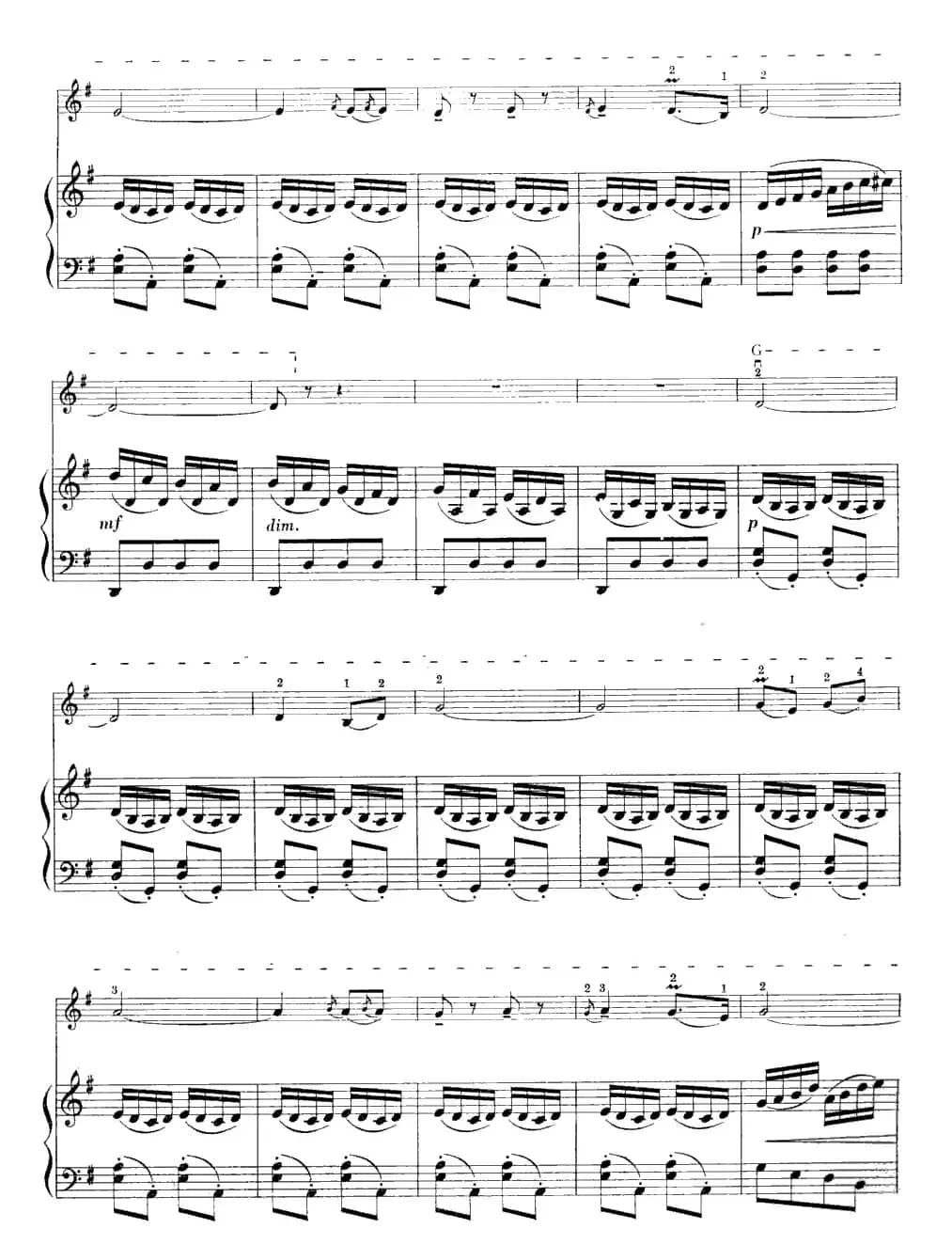 迎来春色换人间（小提琴+钢琴伴奏）