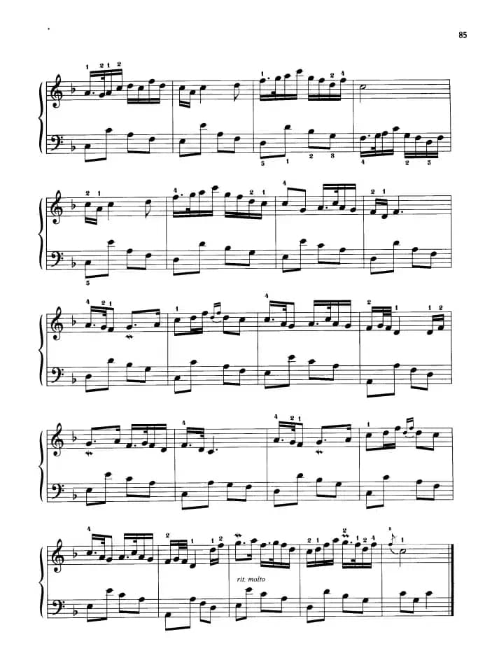 110首中国民歌钢琴小曲集：茉莉花