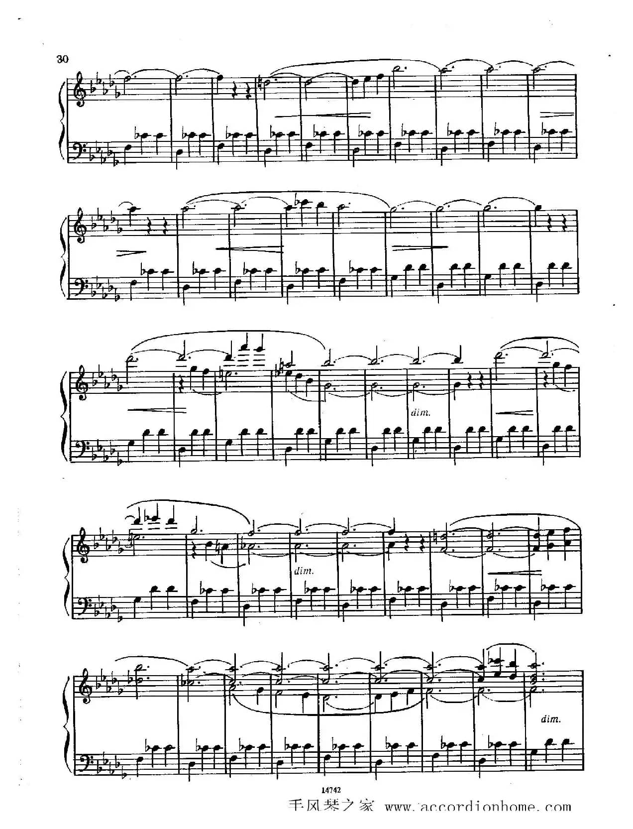 佐罗塔耶夫-六首儿童组曲之二