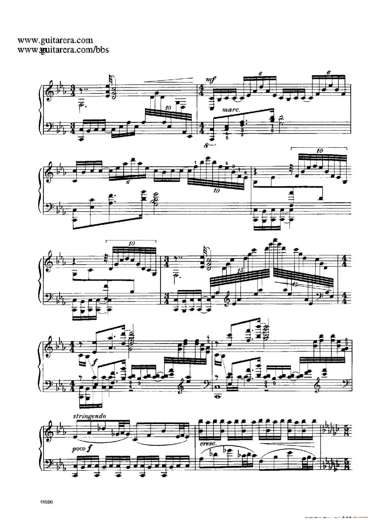 Piano Sonata Op.26（钢琴奏鸣曲·第一乐章）