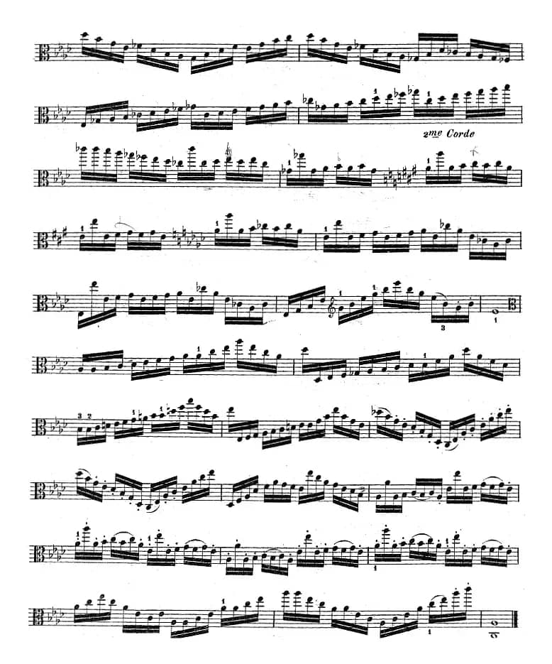 克莱采尔《中提琴练习曲40首》（ETUDE 24-26）