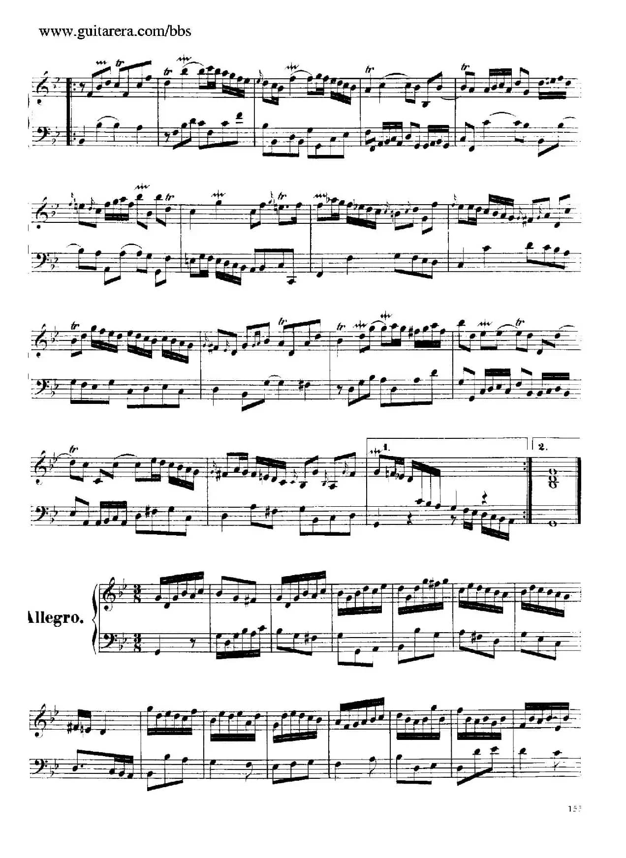 Suite No.7 in g Minor HWV 432（g小调第七组曲）