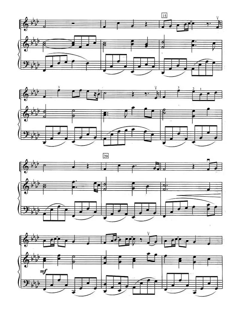 无尽的爱（小提琴+钢琴伴奏）