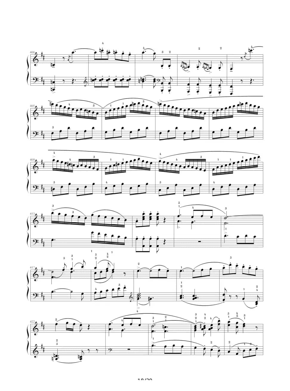 D大调奏鸣曲K.311（完整版）