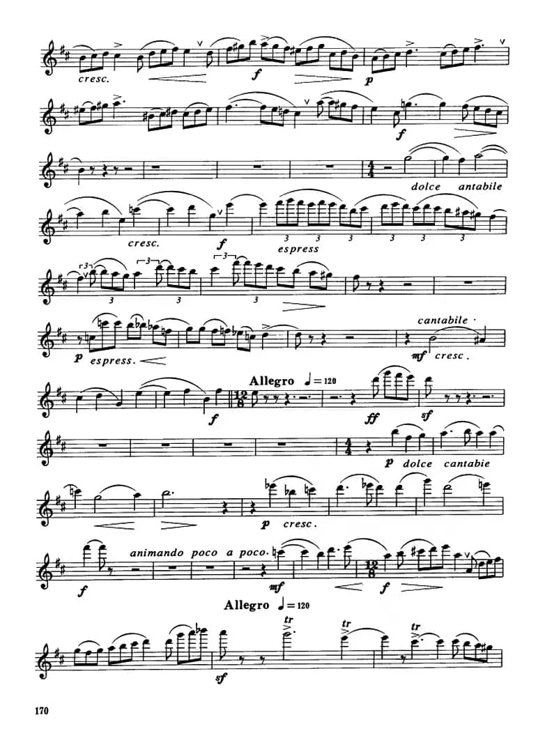Glazunov Op.109（格拉组诺夫协奏曲Op.109）（中音萨克斯分谱）