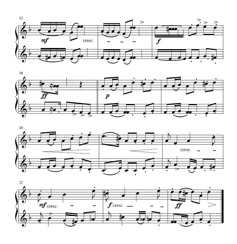 包列罗舞曲（小号谱）